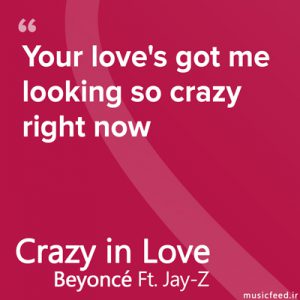 دانلود آهنگ Crazy in Love اثر بیانسه و Jay-Z و کاور معروفش از سوفیا کارلبرگ