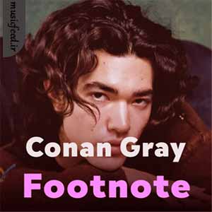 دانلود آهنگ Footnote از Conan Gray